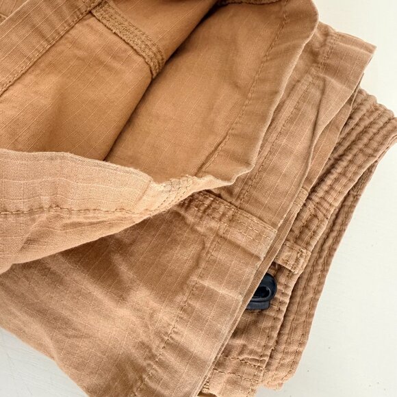 Brandy Melville John Galt Low Rise Ripstop Gorpcore Cargo Pants Womens 27 Brown - Picture 9 of 9